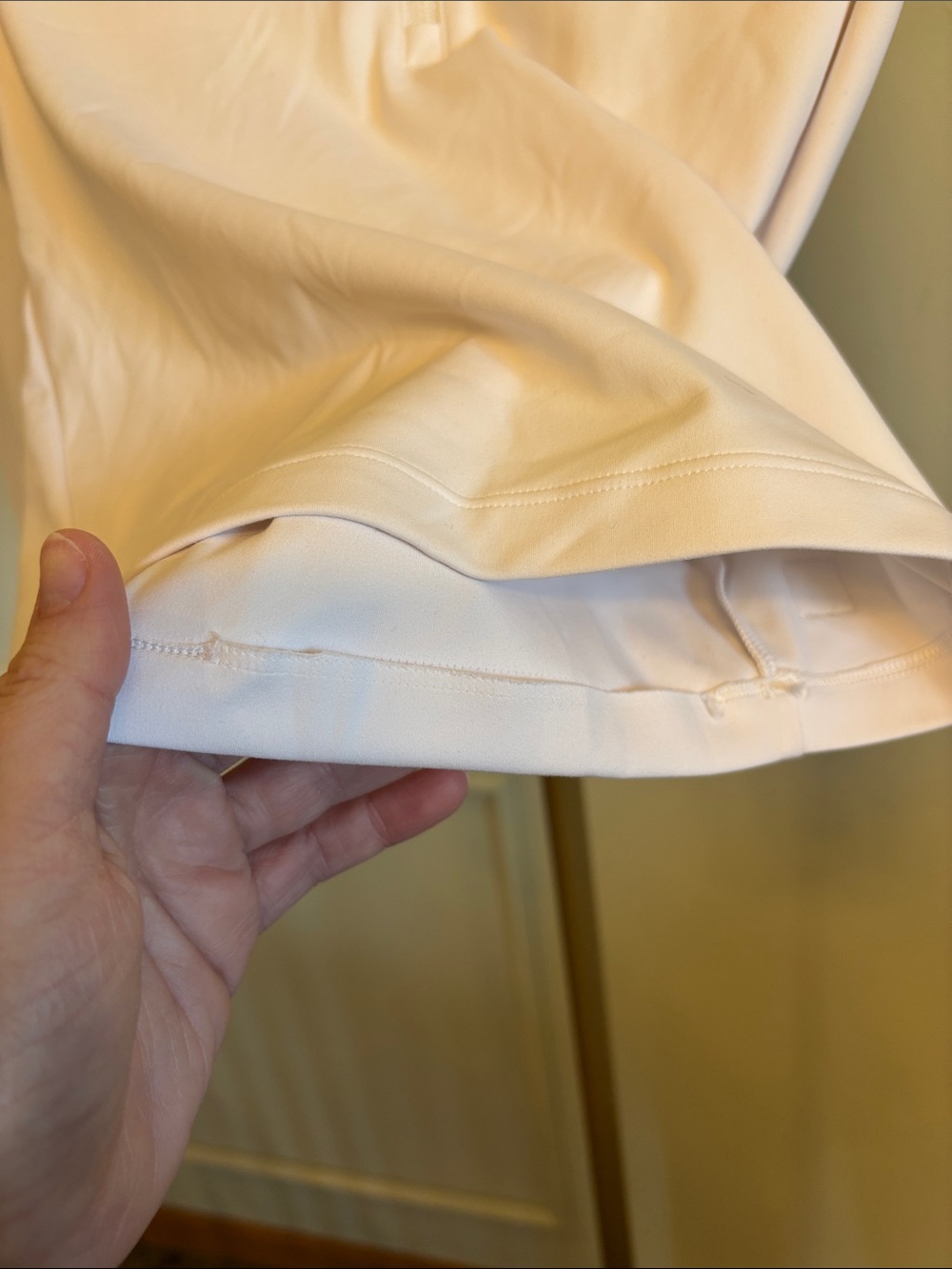 Vuori Studio Half Zip White Long Sleeve Top MSRP $88 see detail - Picture 5 of 5